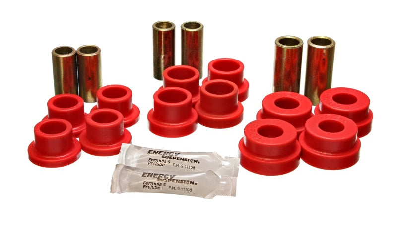 Energy Suspension 64-75 BMW 2002 Red Front Control Arm Bushing Set Bushing Kits Energy Suspension