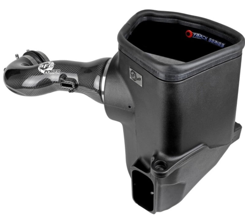 aFe 19-21 GM Trucks 5.3L/6.2L Track Series Carbon Fiber Cold Air Intake System W/ Pro Dry S Filters Cold Air Intakes aFe
