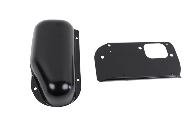 Kentrol 76-86 Jeep Wiper Motor Cover CJ - Powdercoat Black Windows Kentrol