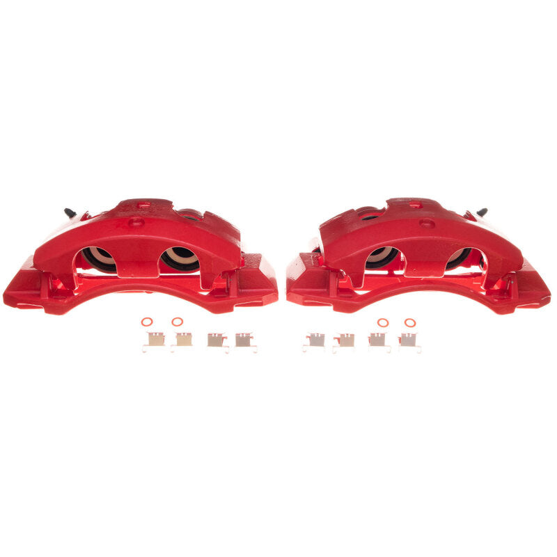 Power Stop 12-16 Nissan NV1500 Front Red Calipers - Pair Brake Calipers - Perf PowerStop