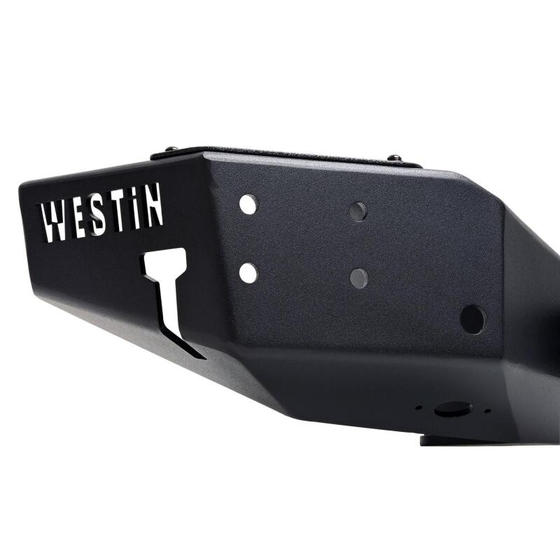 Westin 18-25 Jeep Wrangler JL XTS Rear Bumper - Textured Black Bumpers - Steel Westin