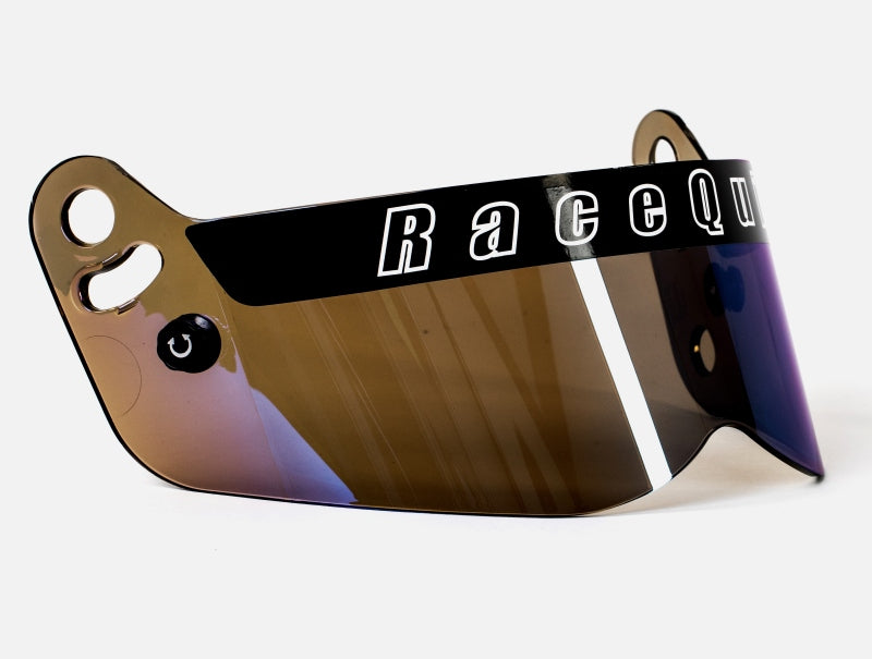 RaceQuip VESTA Series - Blue Iridium Shield Helmets and Accessories Racequip