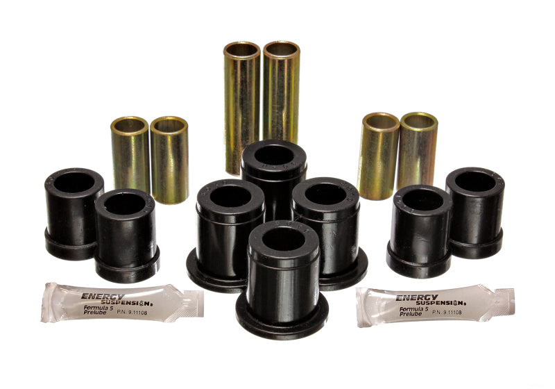 Energy Suspension 1980-86 Nissan 720 Truck 2WD/4WD Black Front Control Arm Bushing Set Bushing Kits Energy Suspension