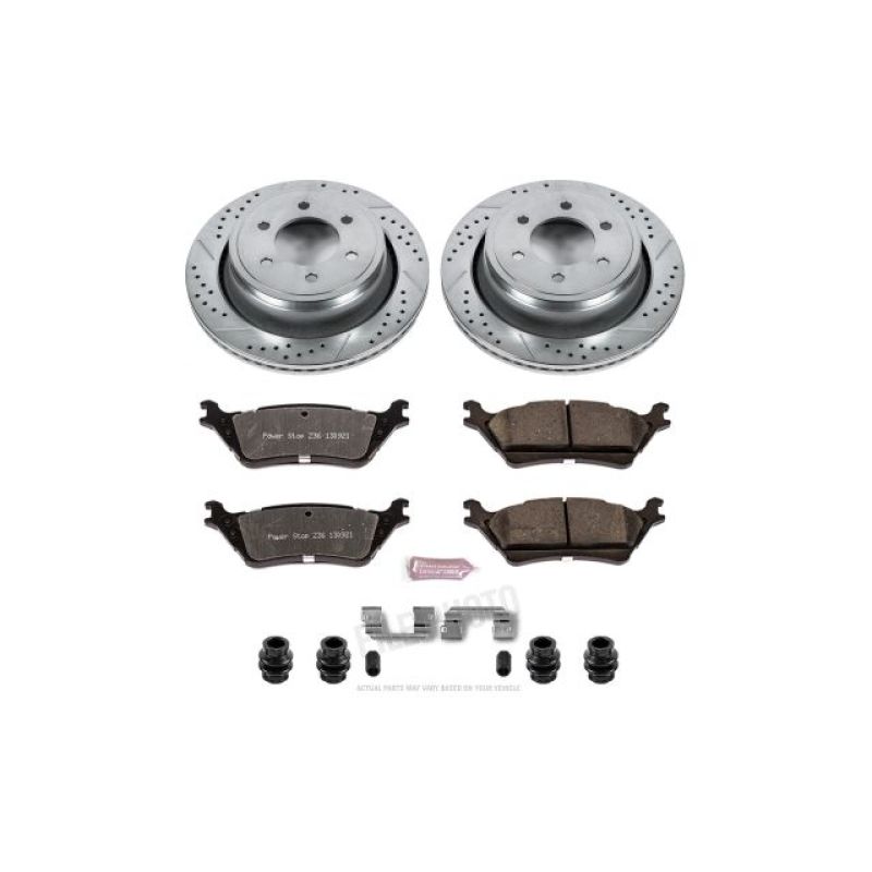 Power Stop 12-18 Ford F-150 Rear Z36 Truck & Tow Brake Kit Brake Kits - Performance D&S PowerStop