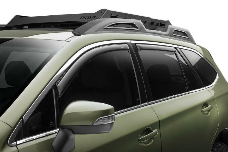 AVS 19-24 Subaru Ascent Ventvisor Front & Rear Window Deflectors 4pc - Smoke Wind Deflectors AVS