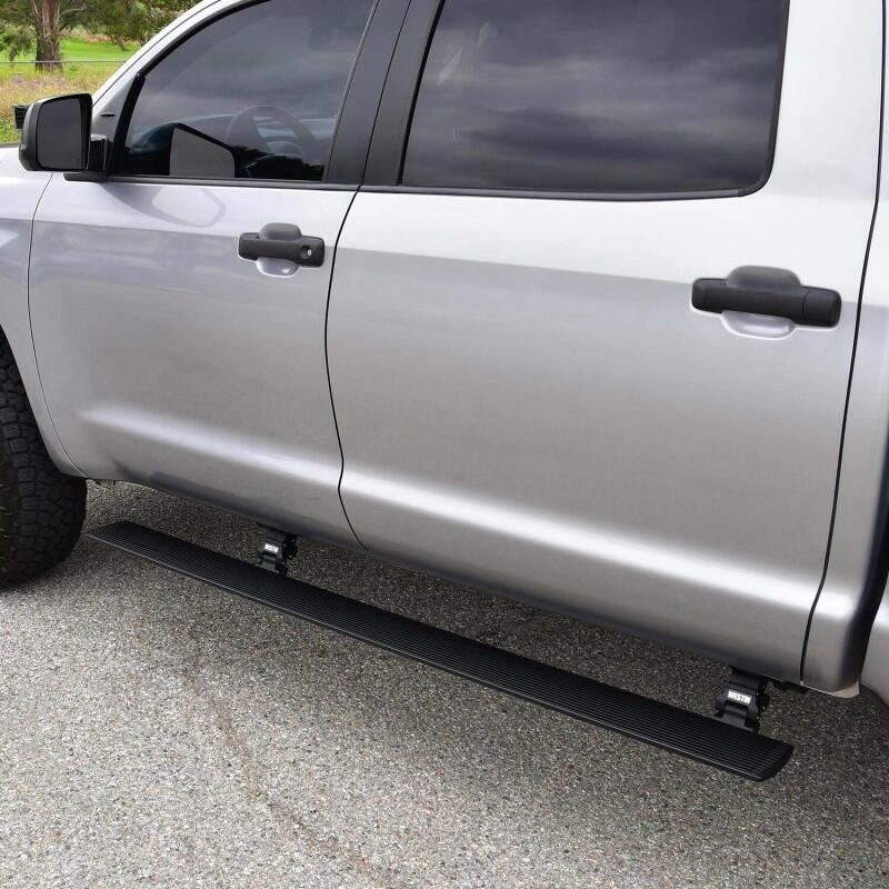 Westin 07-21 Toyota Tundra CrewMax Pro-e Electric Running Boards - Textured Black Running Boards Westin