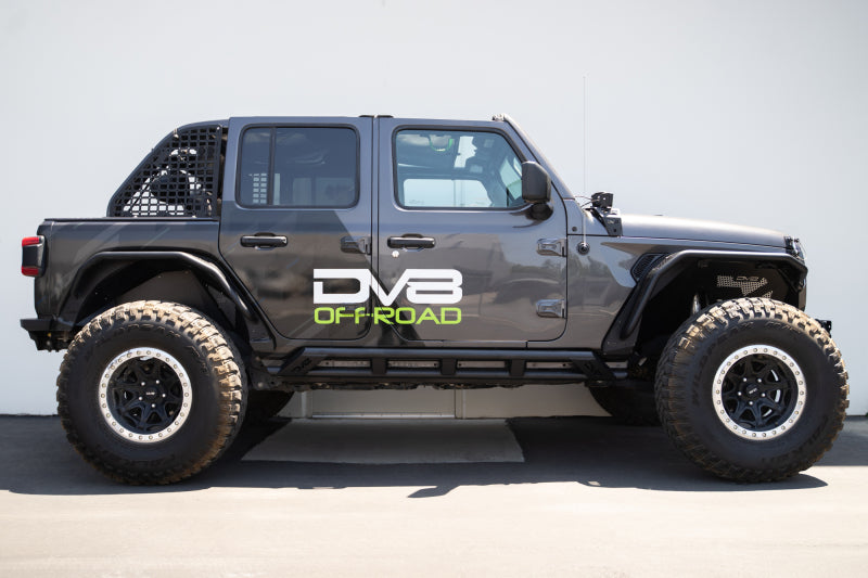 DV8 Offroad 18-23 Jeep Wrangler JL 4 Door FS-15 Series Rock Sliders Body Armor & Rock Rails DV8 Offroad