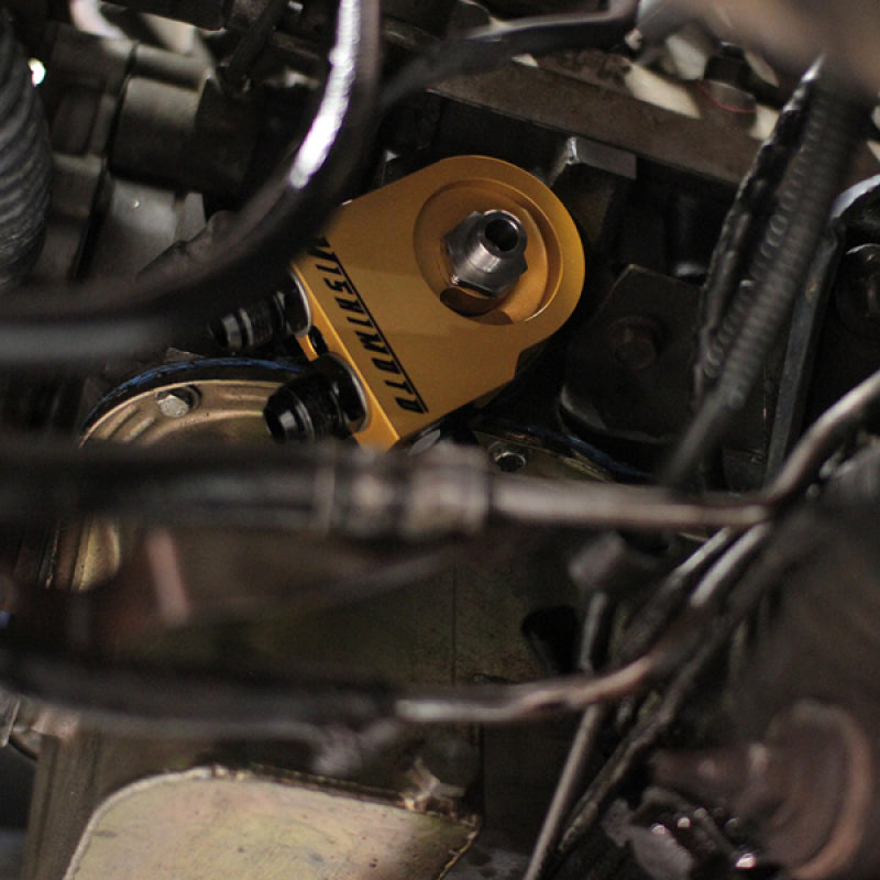 Mishimoto 79-93 Ford Mustang 5.0L Oil Cooler Kit - Silver Oil Coolers Mishimoto