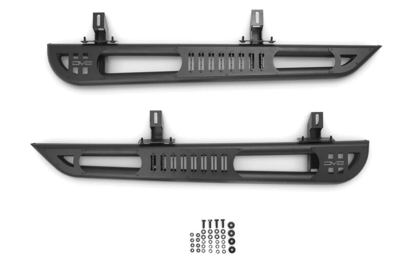 DV8 Offroad 07-18 Jeep Wrangler JK 2 Door Body/Pinch Weld Mounted Side Steps Side Steps DV8 Offroad