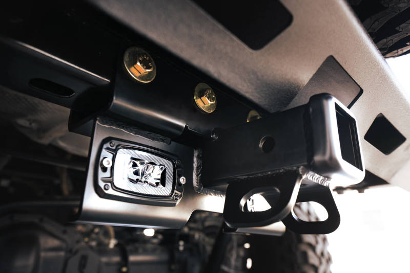 DV8 Offroad 07-21 Jeep Wrangler (JK/JL) Bolt-On Hitch w/ Lights Hitch Receivers DV8 Offroad