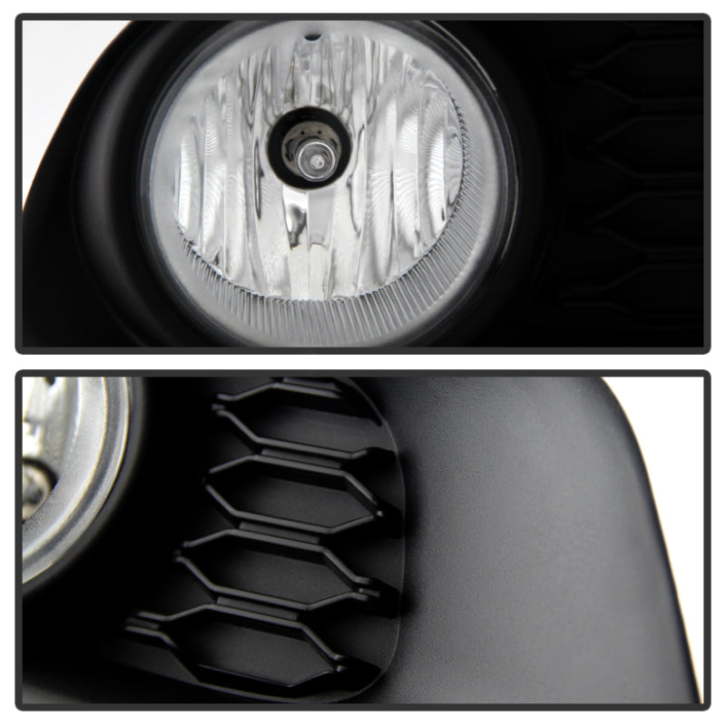 Spyder Dodge Grand Caravan 2011-2015 OEM Fog Light W/Universal Switch- Clear FL-DGC2011-C Fog Lights SPYDER
