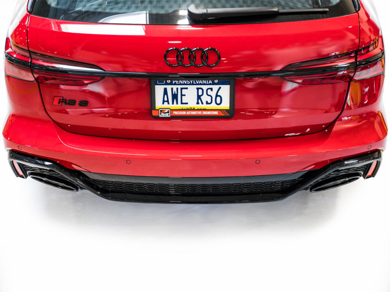 AWE Tuning 21-23 Audi C8 RS6/RS7 SwitchPath Cat-back Exhaust - Diamond Black Tips Catback AWE Tuning