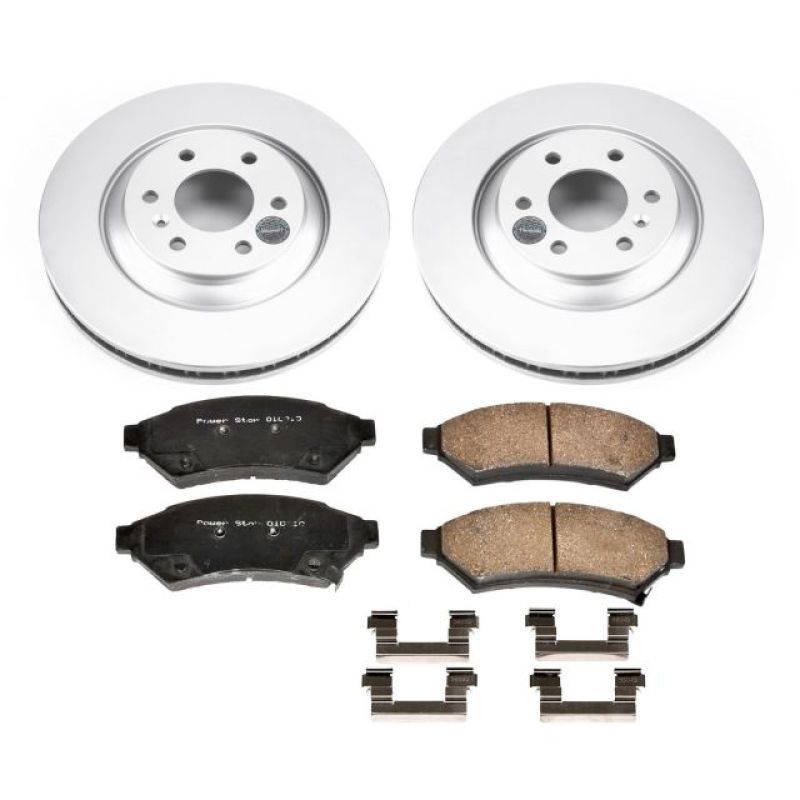 Power Stop 14-17 Mobility Ventures MV-1 Front Z17 Evolution Geomet Coated Brake Kit Brake Kits - Performance Blank PowerStop