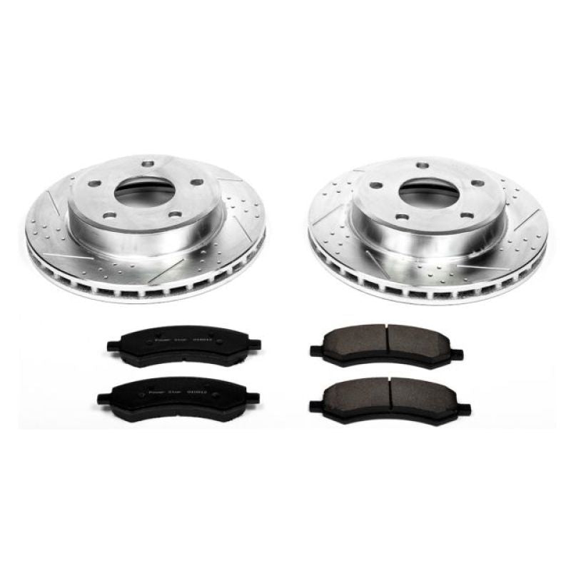 Power Stop 05-10 Dodge Dakota Front Z23 Evolution Sport Brake Kit Brake Kits - Performance D&S PowerStop