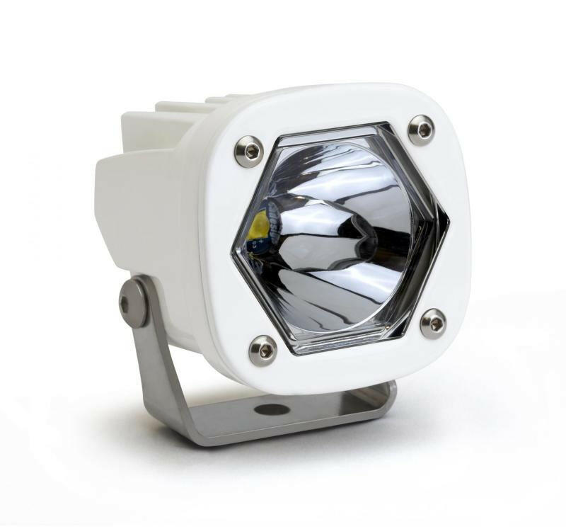 Baja Designs S1 Spot LED Light w/ Mounting Bracket Single - White Light Bars & Cubes Baja Designs