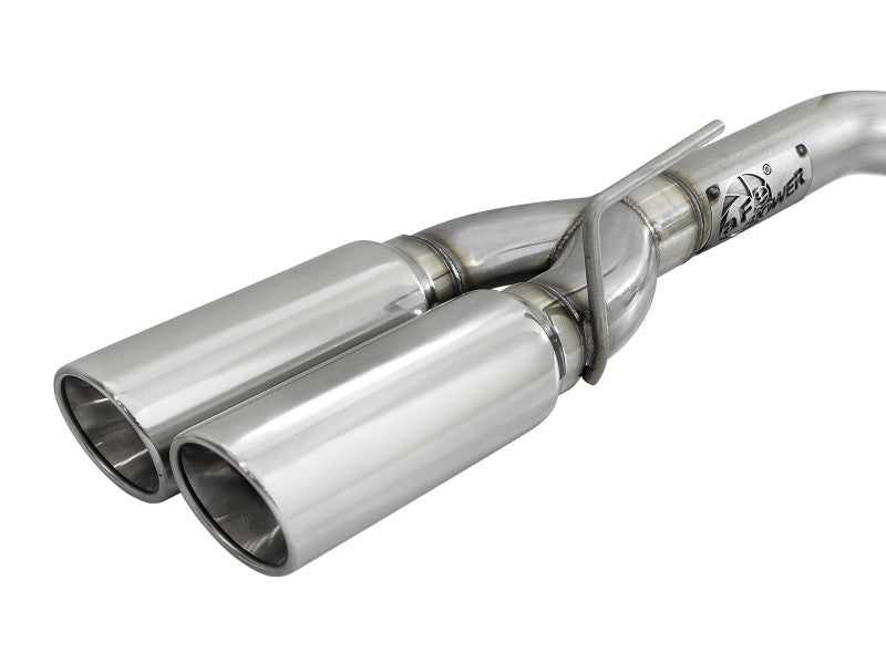 aFe Vulcan Series 3in 304SS DPF-Back 20-21 GM Trucks L6-3.0L (td) LM2 - Dual Polished Tip DPF Back aFe
