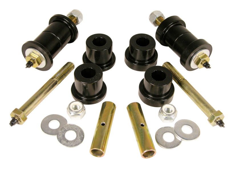 Prothane 76-86 Jeep CJ5/7/8 Front & Rear Main Spring Eye Bushings - Black Bushing Kits Prothane