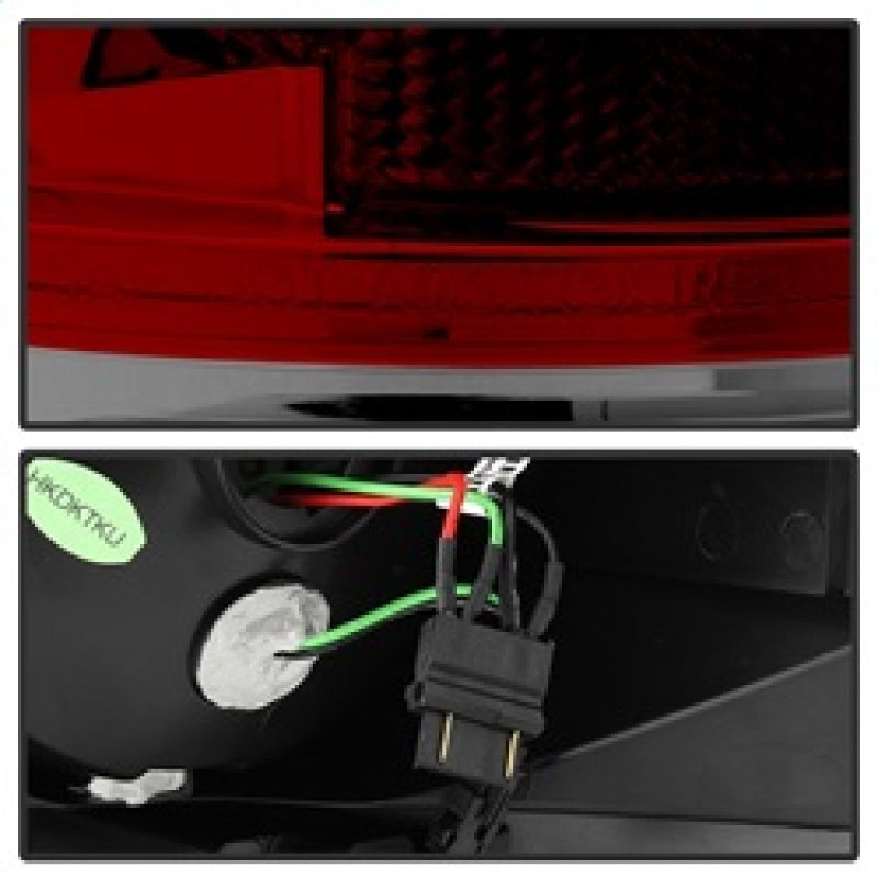 Spyder Toyota Tundra 07-13 LED Tail lights Red Clear ALT-YD-TTU07-LED-RC Tail Lights SPYDER