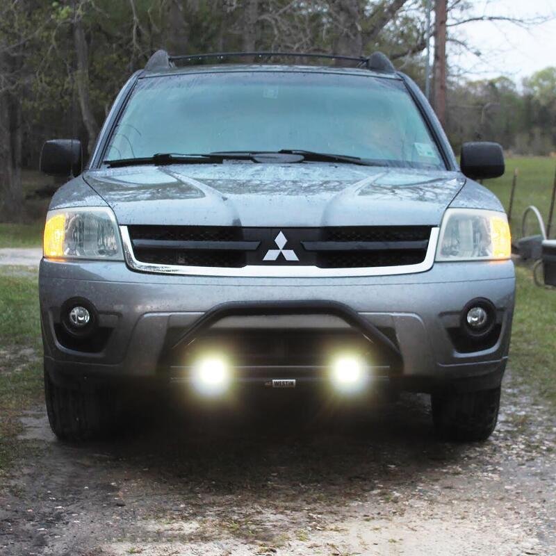 Westin Safari Light Bar Universal (11.5in mounting depth) - Black Bull Bars Westin