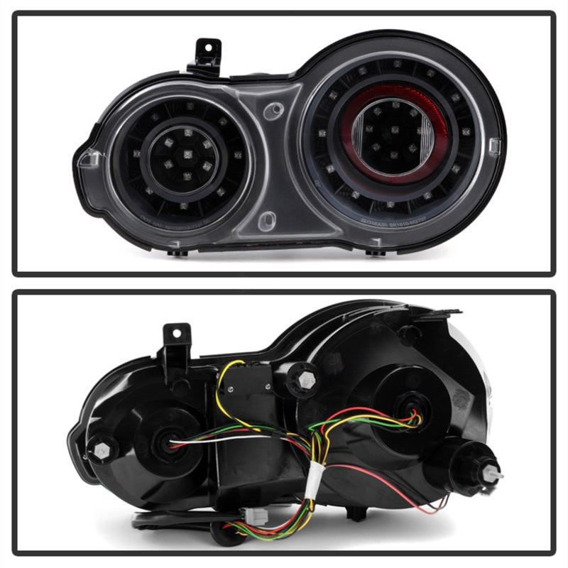 Spyder 09-15 Nissan GTR LED Tail Lights Black ALT-YD-NGTR09-LED-BK Tail Lights SPYDER