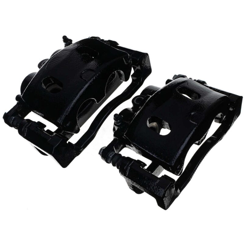 Power Stop 07-08 Cadillac Escalade Front Black Caliper - Pair w/Bracket Brake Calipers - Perf PowerStop