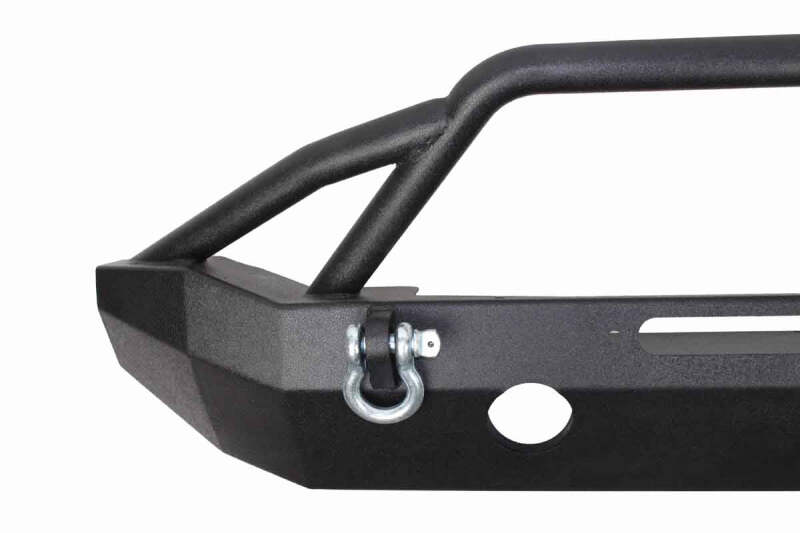 Fishbone Offroad 07-18 Jeep Wrangler JK Full Width Front Winch Bumper - Black Powdercoat Bumpers - Steel Fishbone Offroad