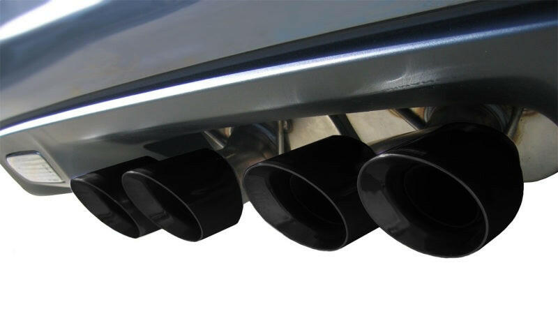 Corsa 2012-2013 Chevrolet Corvette C6 Z06 7.0L V8 Black Sport Cat-Back Exhaust Catback CORSA Performance