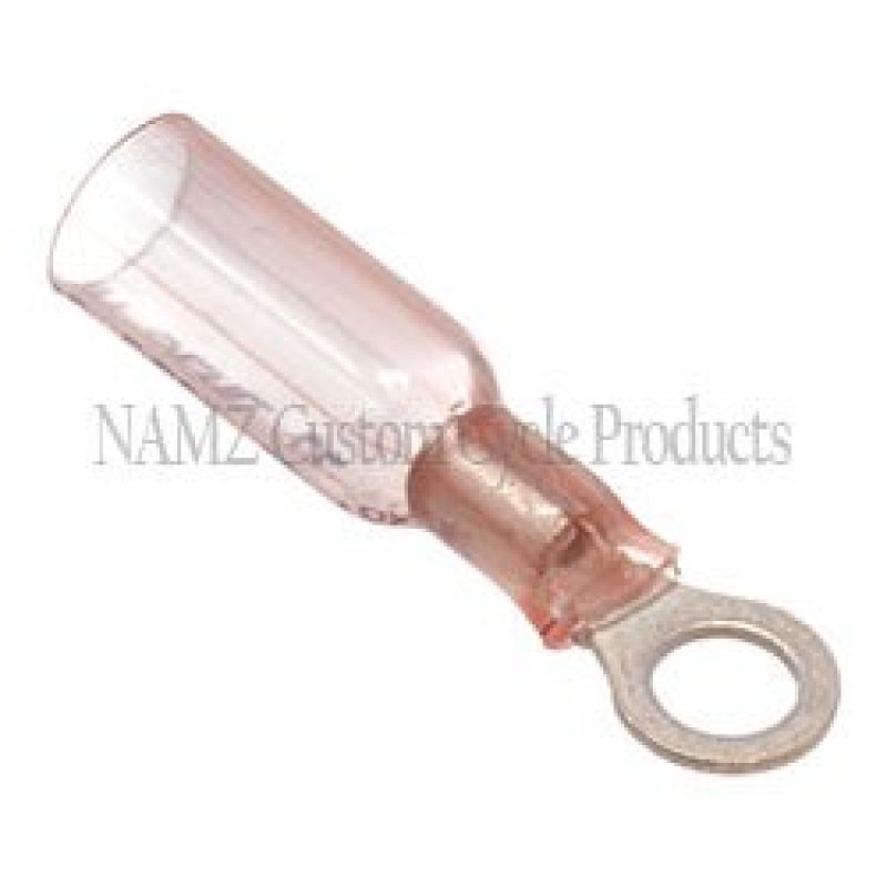 NAMZ Heat Sealable No.10 Ring Terminals 16-14g (25 Pack) Wiring Connectors NAMZ