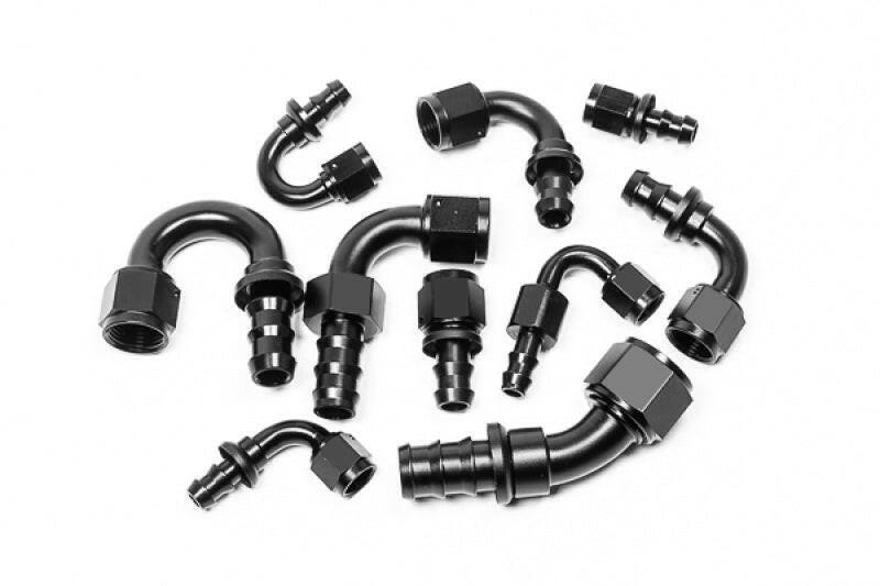 Radium Engineering -6AN 45 Degree Push-Lok Hose End Fittings Radium Engineering
