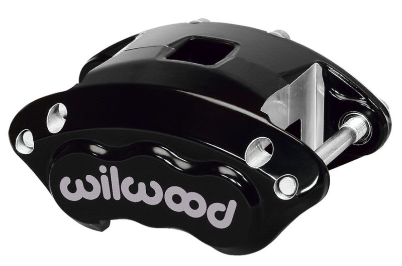 Wilwood Caliper-D154-Black 2.50in Piston 0.81in Disc Brake Calipers - Perf Wilwood
