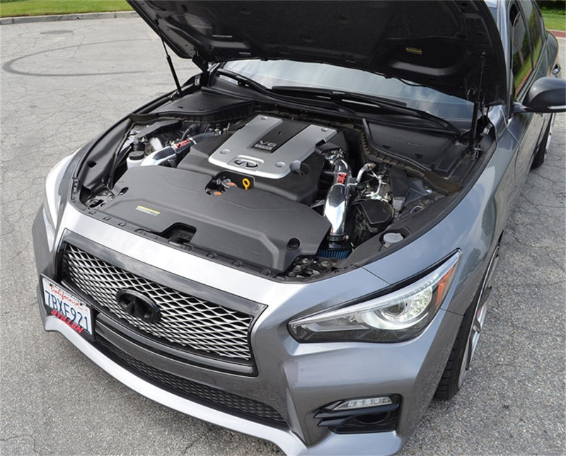 Injen 14 Infiniti Q50 3.7L V6 Black Dual Short Ram Intake w/ MR Techn and Heat Shields Cold Air Intakes Injen