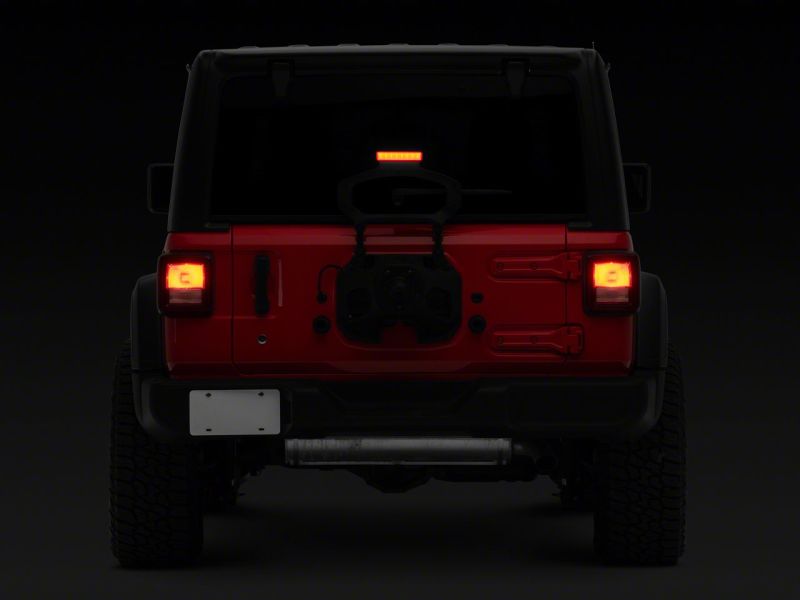 Raxiom 18-23 Jeep Wrangler JL Axial Series Hyper Flash LED Third Brake Light- Red Brake Lights Raxiom