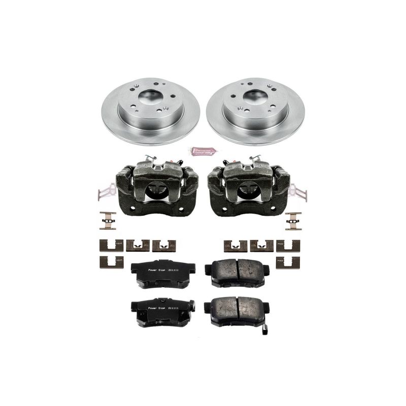 Power Stop 97-01 Acura Integra Rear Autospecialty Brake Kit w/Calipers Brake Kits - OE PowerStop
