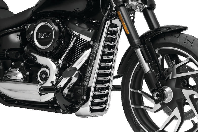 Kuryakyn Precision Chin Spoiler M8 Softail Models, Chrome Other Body Components Kuryakyn
