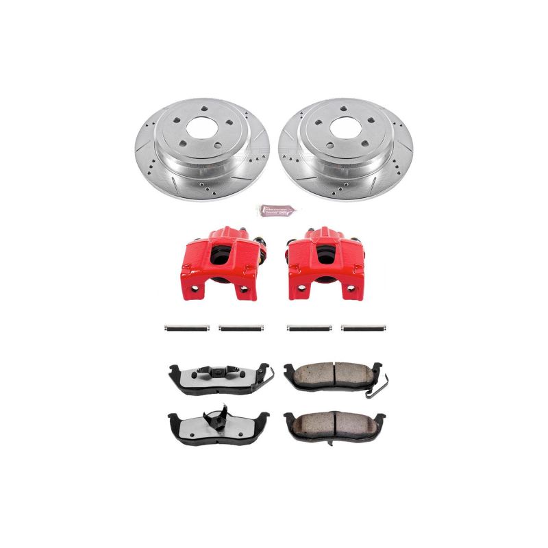 Power Stop 04-10 Infiniti QX56 Rear Z36 Truck & Tow Brake Kit w/Calipers Brake Kits - Performance D&S PowerStop
