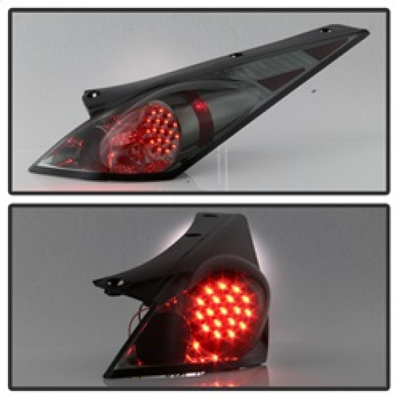 Spyder Nissan 350Z 03-05 LED Tail Lights Smoke ALT-YD-N350Z02-LED-SM Tail Lights SPYDER