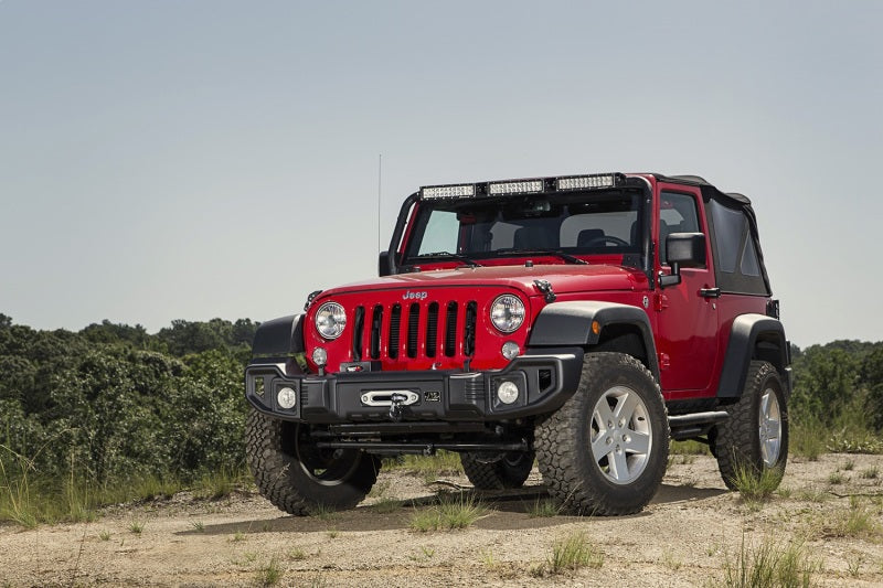 Rugged Ridge Spartacus Front Bumper Black 07-18 Jeep Wrangler Bumpers - Steel Rugged Ridge