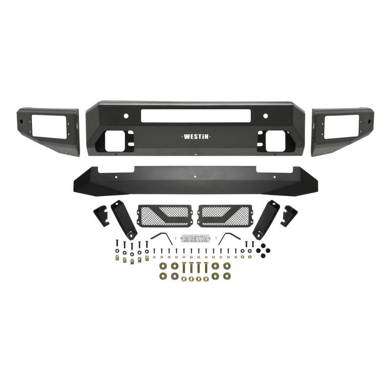 Westin 21-25 Ford Bronco Pro-Mod Front Bumper - Textured Black Bumpers - Steel Westin