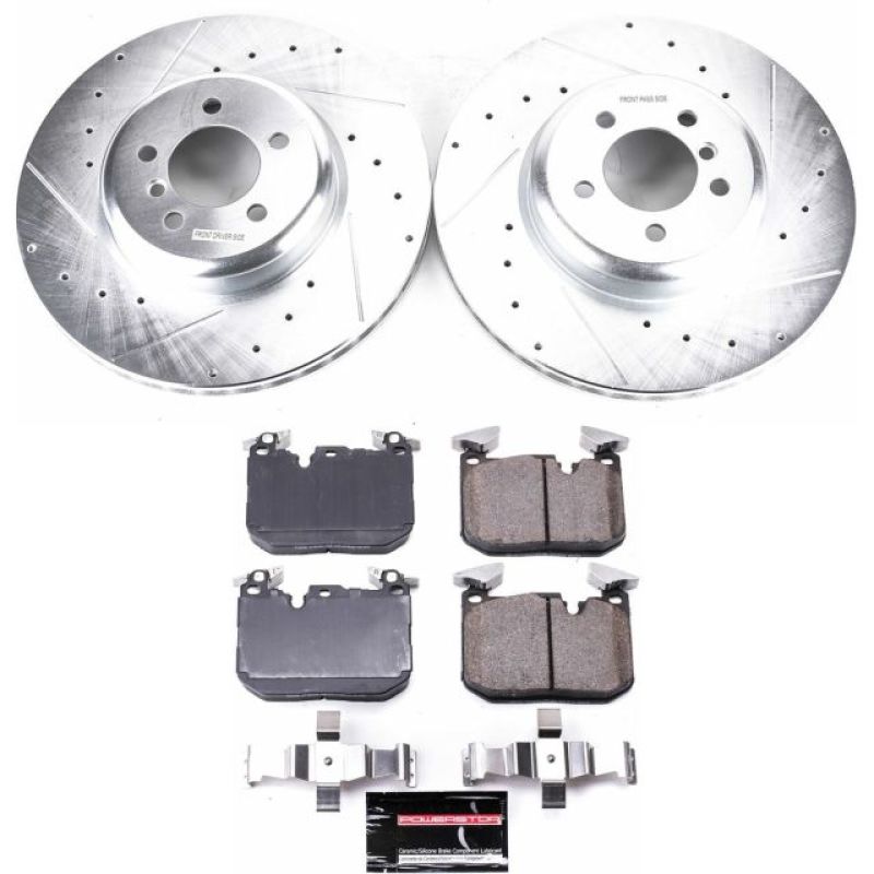Power Stop 12-15 BMW 335i Front Z23 Evolution Sport Brake Kit Brake Kits - Performance D&S PowerStop