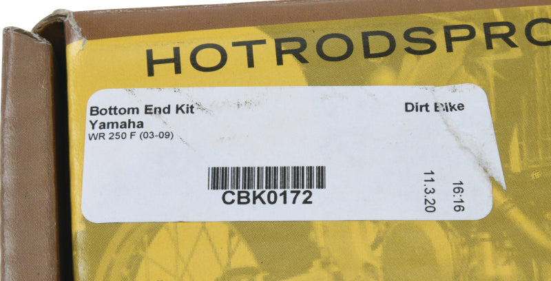 Hot Rods 03-09 Yamaha WR 250 F 250cc Bottom End Kit Gasket Kits Hot Rods