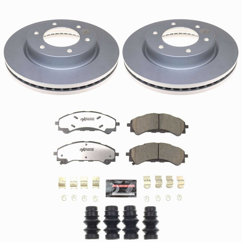 Power Stop 21-25 Ford Bronco Front Z36 Coated Truck & Tow Brake Kit Brake Kits - Performance Blank PowerStop