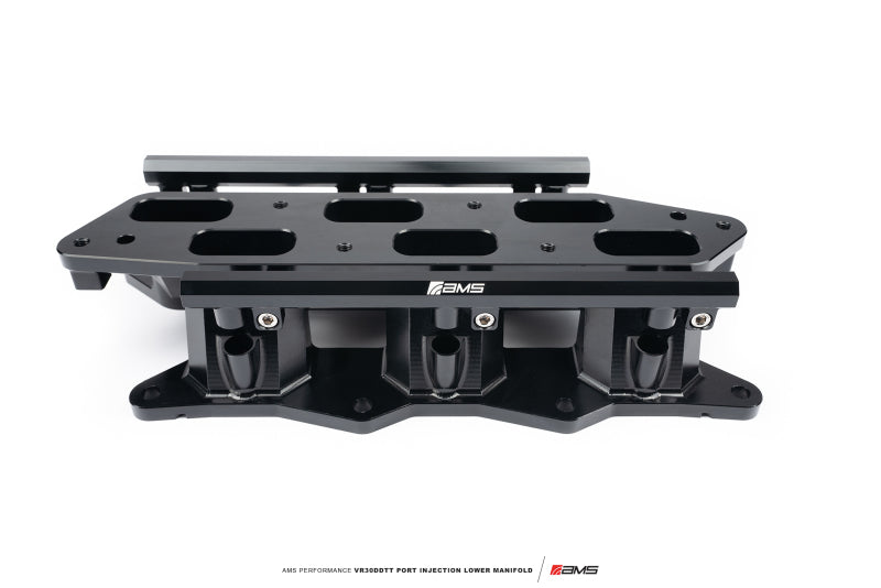AMS Performance Infiniti Q50/Q60 Port Injection Lower Manifold - Gunmetal Injection Pump Components AMS
