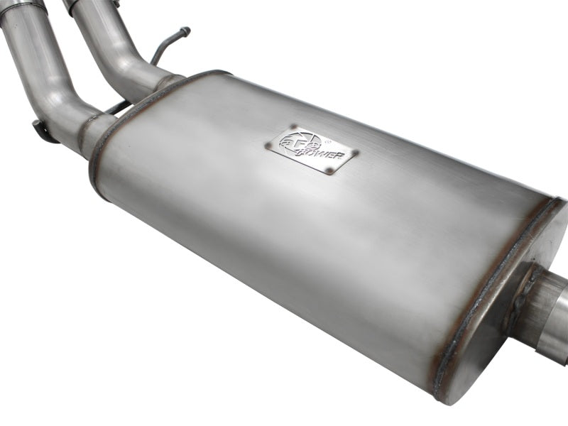 aFe Power MACHForce XP Exhaust System Cat-Back 409 Stainless Steel 07-08 Hummer H2 V8 6.0L/6.2L Catback aFe