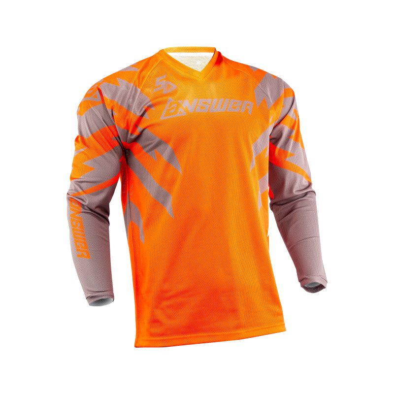 Answer 26 LE Syncron Rizz Vented Jersey Orange/Grey/White - XL Jerseys Answer
