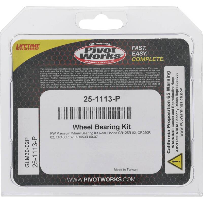 Pivot Works Honda Wheel Bearing Kit Premium Bearings Control Arms Pivot Works