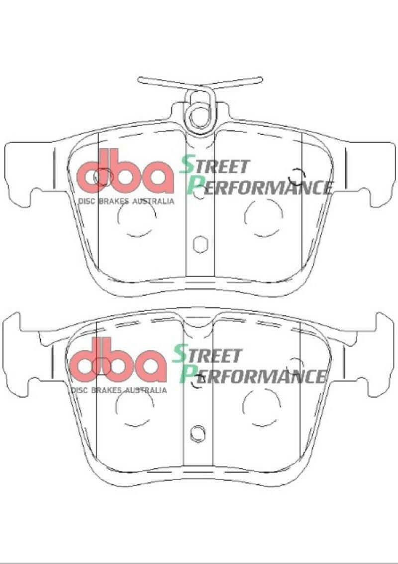 DBA Volkswagen Golf (MK7) SP Performance Rear Brake Pads Brake Pads - Performance DBA