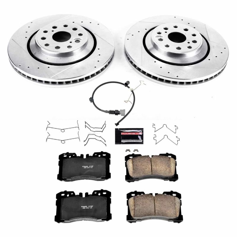 Power Stop 18-19 Lexus LS500 Front Z23 Evolution Sport Brake Kit Brake Kits - Performance D&S PowerStop
