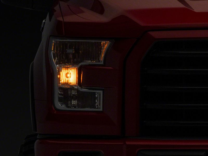 Raxiom 15-17 Ford F-150 Axial OEM Style Rep Headlights- Chrome Housing (Clear Lens) Headlights Raxiom