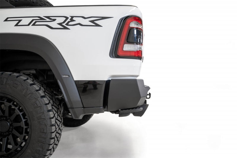 Addictive Desert Designs 2021 Dodge RAM 1500 TRX Stealth Fighter Rear Bumper - Hammer Black Bumpers - Steel Addictive Desert Designs