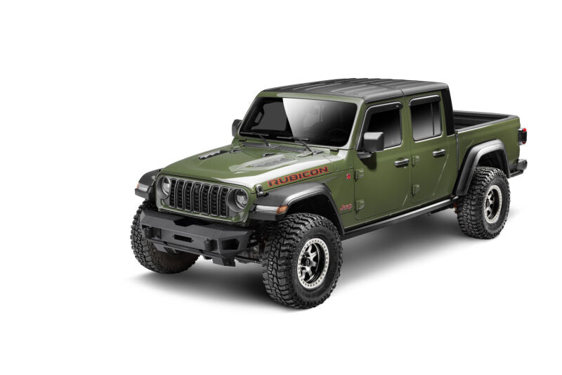 Go Rhino 18-26 Jeep Wrangler JL/JLU (Excl. LED Fog Lights) Trailline Front Stubby Bumper - Tex. Blk Bumpers - Steel Go Rhino